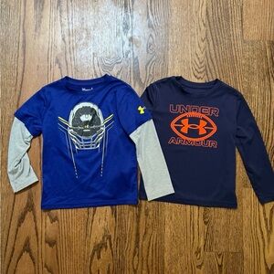Size 4 under armour shirts